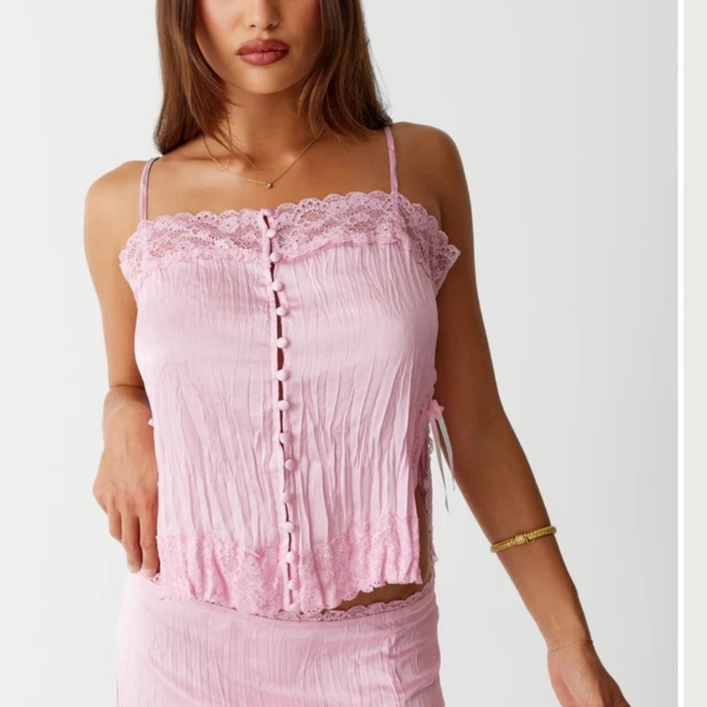 Frankies Bikinis Besos Satin Cami